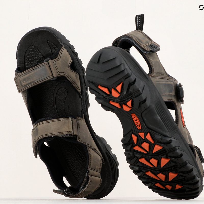 Sandale de trekking pentru bărbați Keen Targhee III Open Toe gri 1022424 15