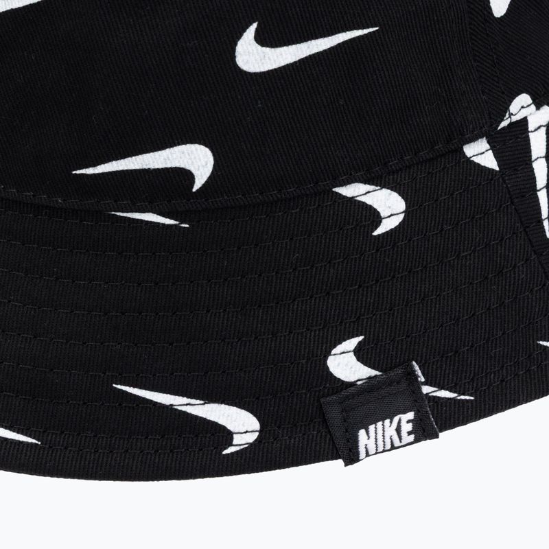 Pălărie pentru copii Nike Swoosh Print Bucket black 3