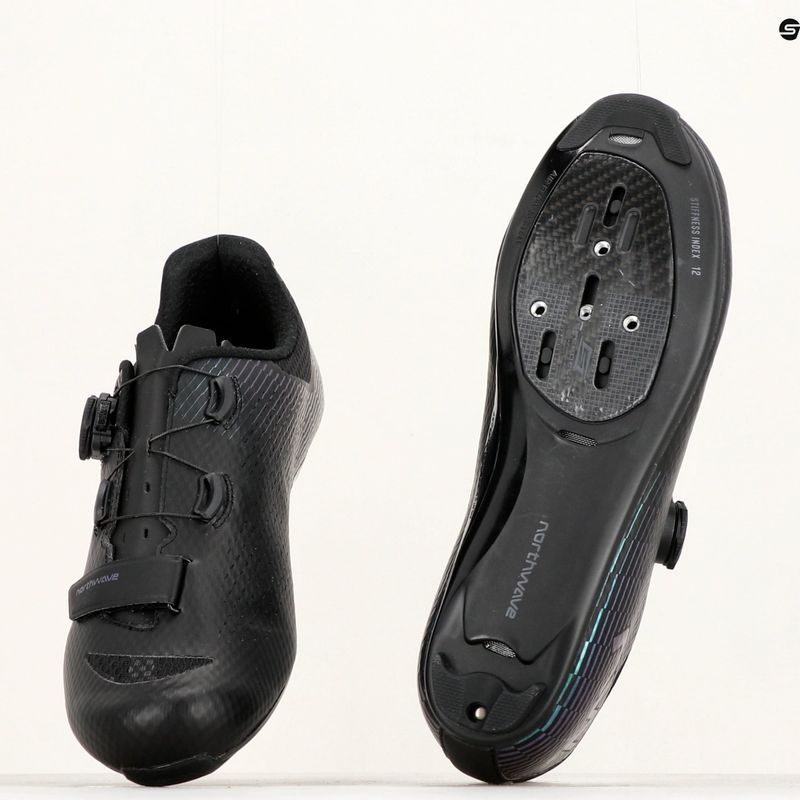 Încălțăminte de șosea pentru bărbați Northwave Storm Carbon 2 neagră 80221013 14