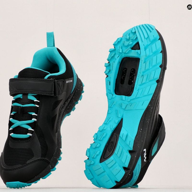 Încălțămite de ciclism MTB pentru femei Northwave Escape Evo negru-albastră 80173009 14