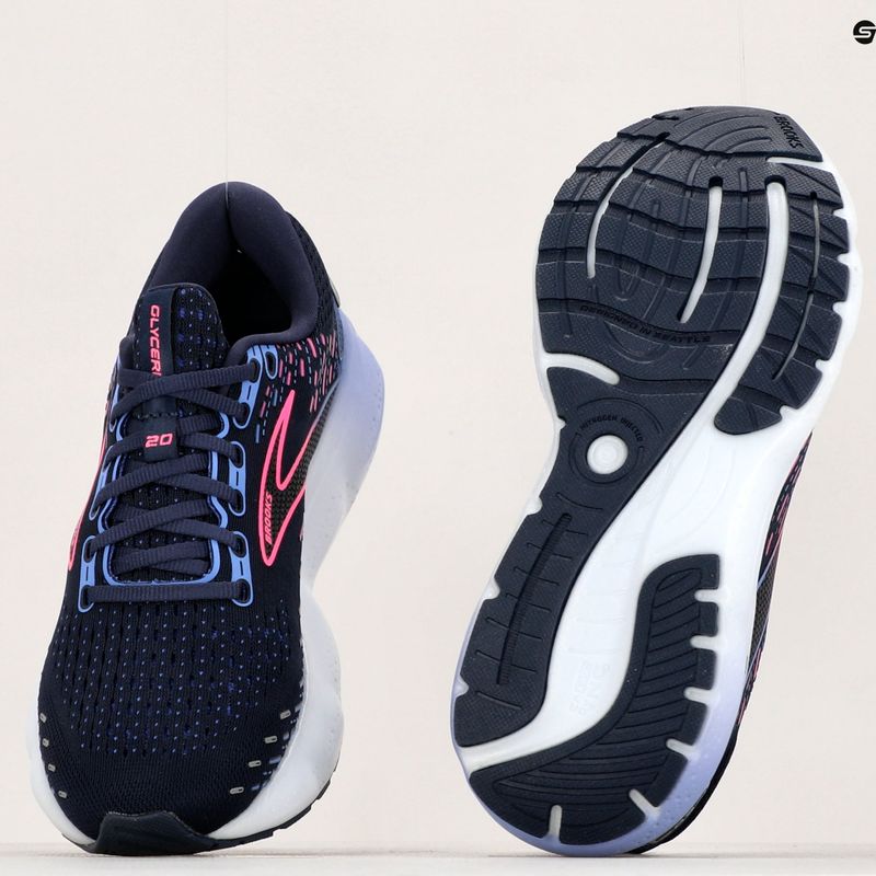 Pantofi de alergare pentru femei Brooks Glycerin 20 albastru marin 1203691B460 13
