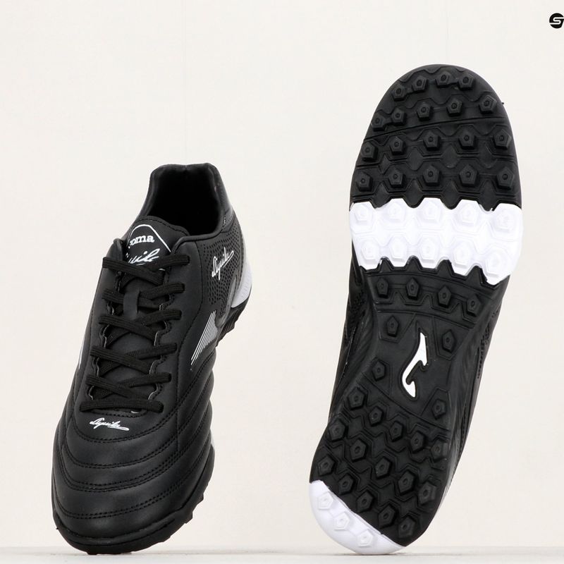Ghete de fotbal Joma Aguila TF pentru bărbați, negru 11