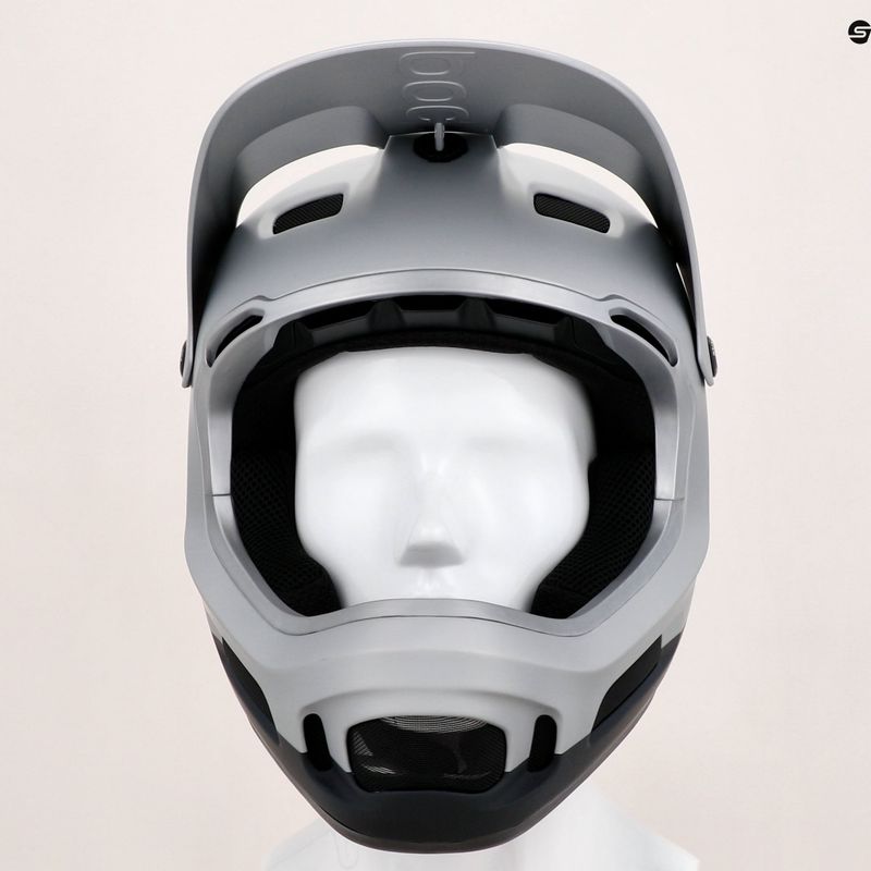 Cască de bicicletă POC Coron Air MIPS argentite silver/uranium black matt 7