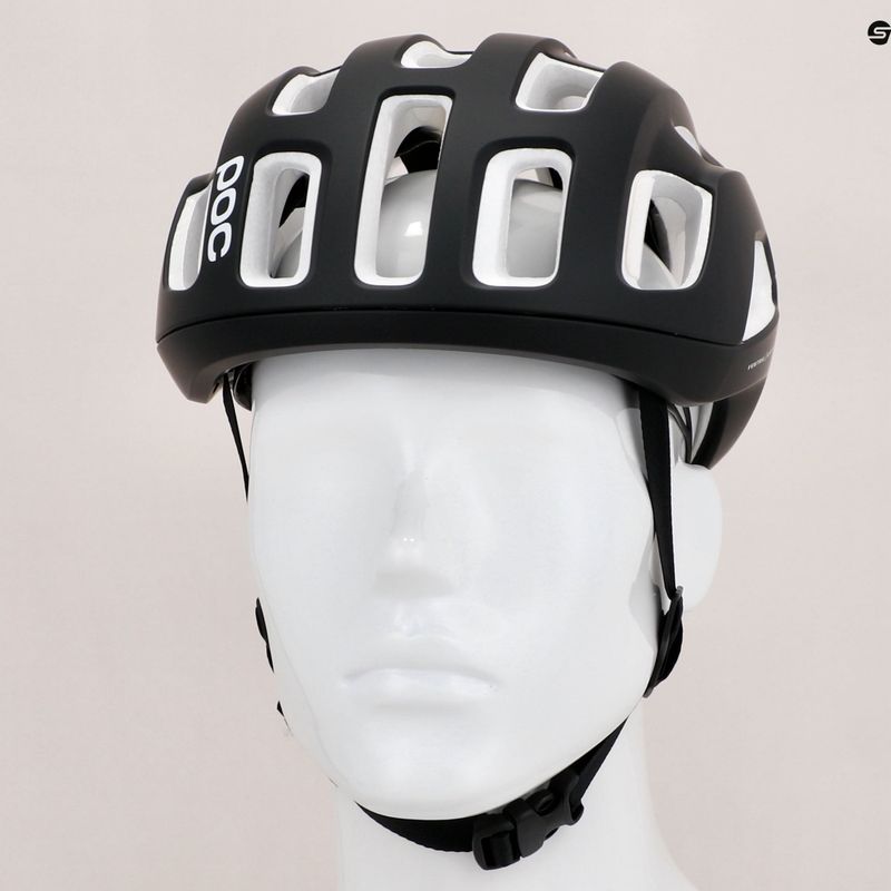 Cască de bicicletă POC Ventral Air MIPS NFC uranium black/hydrogen white matt 10