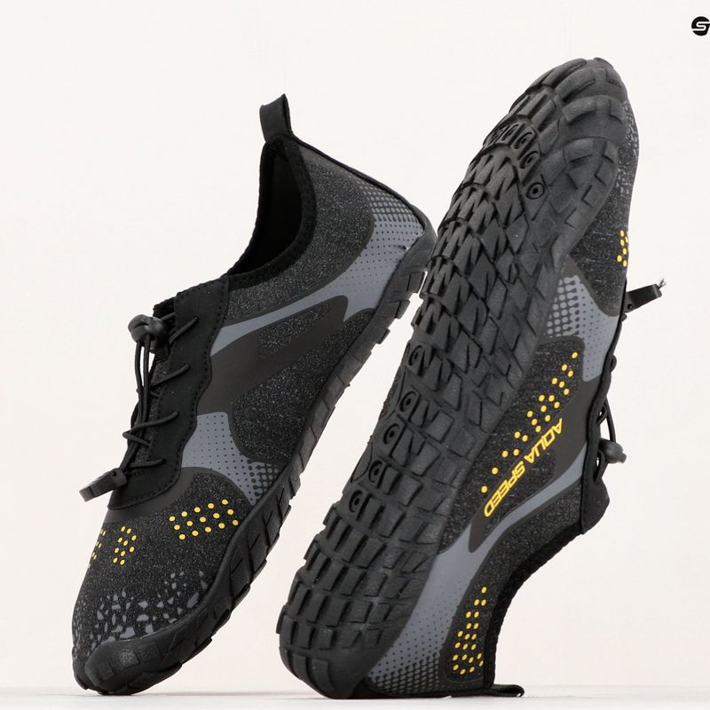 Pantofi de apă AQUA-SPEED Nautilus negru-gri 637 12