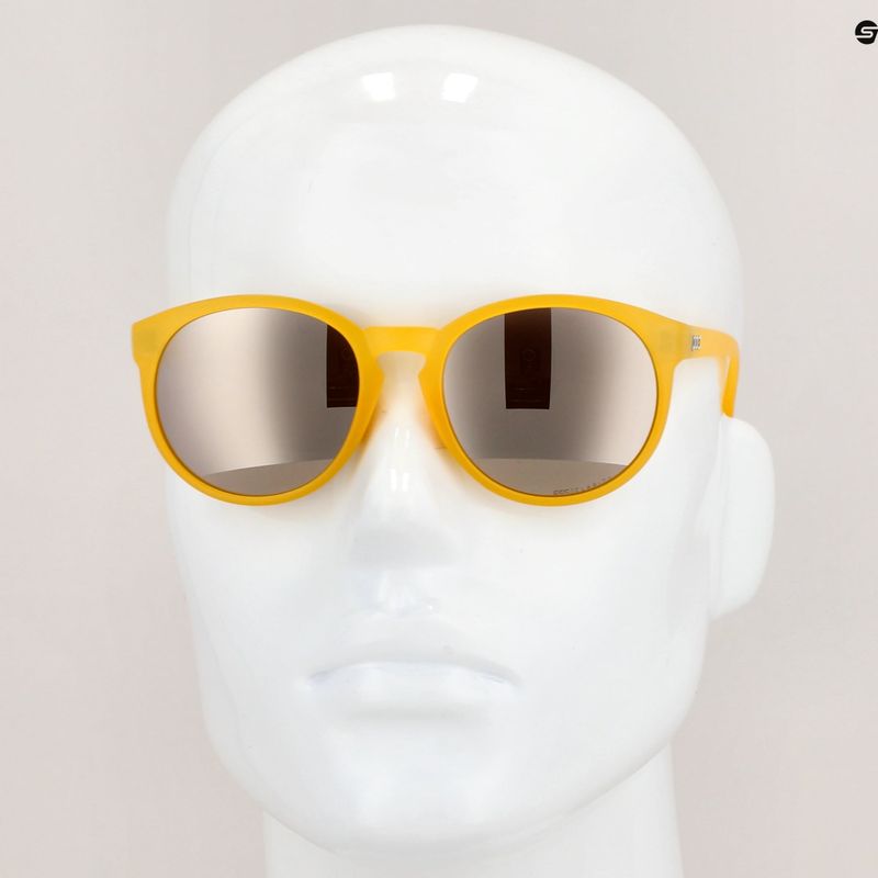 Ochelari de soare POC Know aventurine yellow translucent/clarity road silver 10