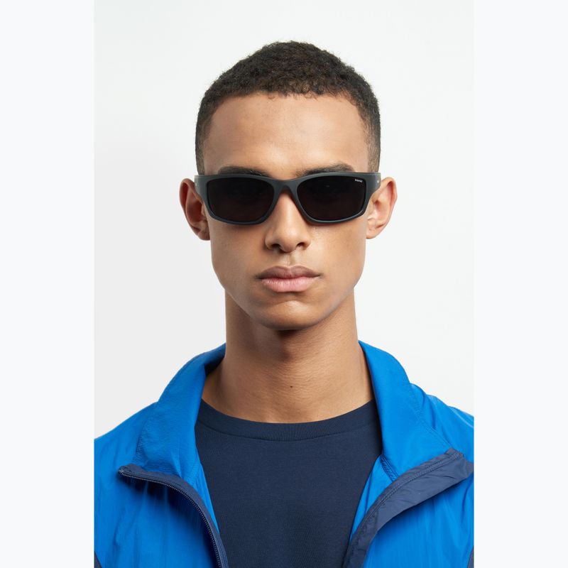 Ochelari de soare pentru bărbați Polaroid PLD 2135/S matte black blue/grey polarized 7