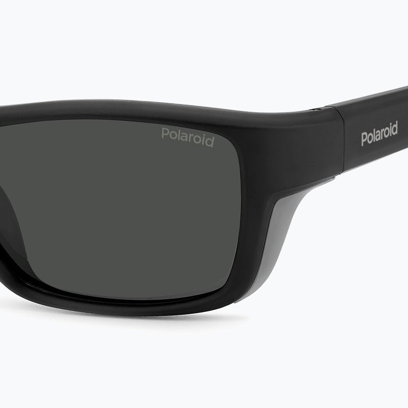 Ochelari de soare pentru bărbați Polaroid PLD 7046/S black grey/grey polarized 5