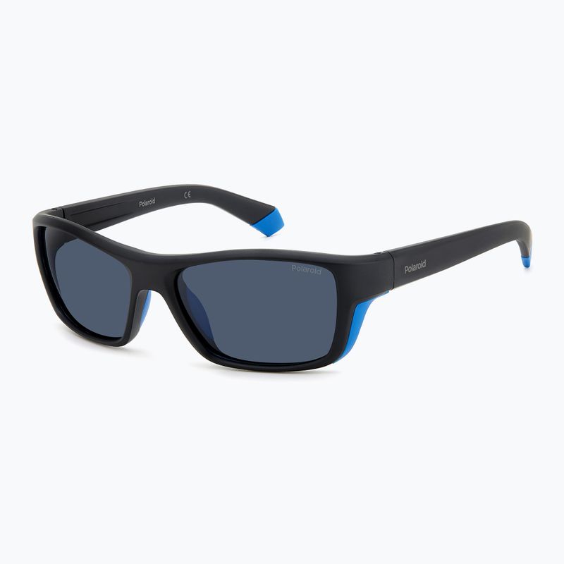 Ochelari de soare pentru bărbați Polaroid PLD 7046/S black azure/blue polarized 2