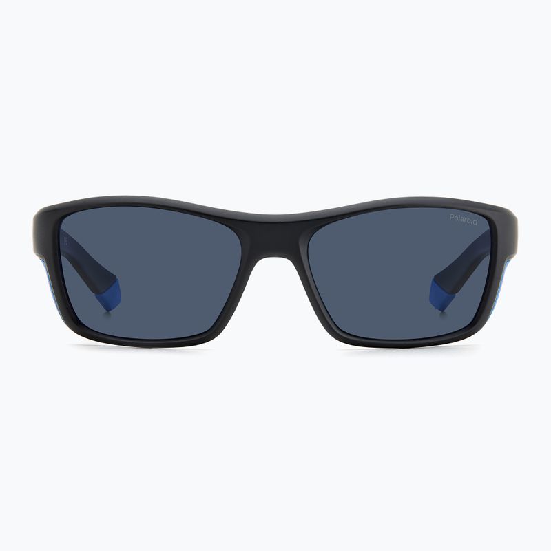 Ochelari de soare pentru bărbați Polaroid PLD 7046/S black azure/blue polarized 3