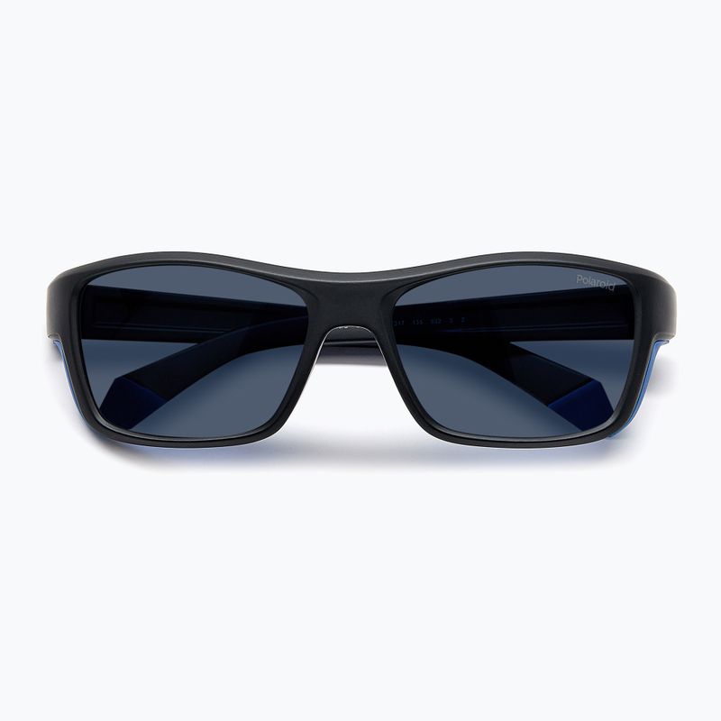 Ochelari de soare pentru bărbați Polaroid PLD 7046/S black azure/blue polarized 4