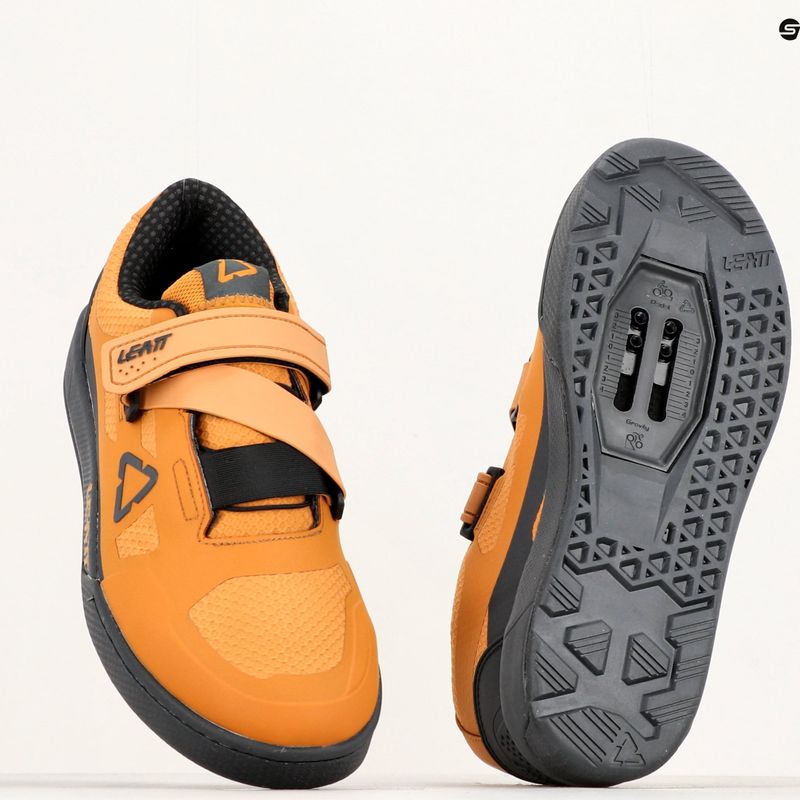 Pantofi de ciclism MTB bărbați Leatt 5.0 Clip maro 3023048303 17