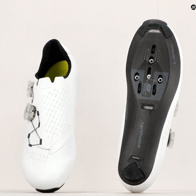 Pantofi de bicicletă pentru bărbați Northwave Extreme Pro 2 alb 80221010 15