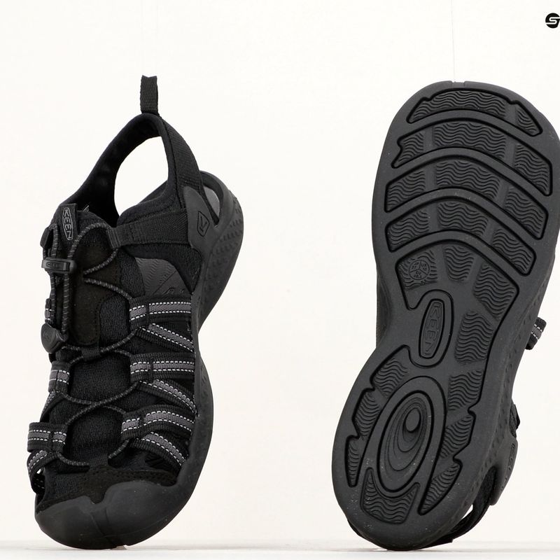 Sandale de trekking pentru femei Keen Drift Creek H2 negre 1026126 15