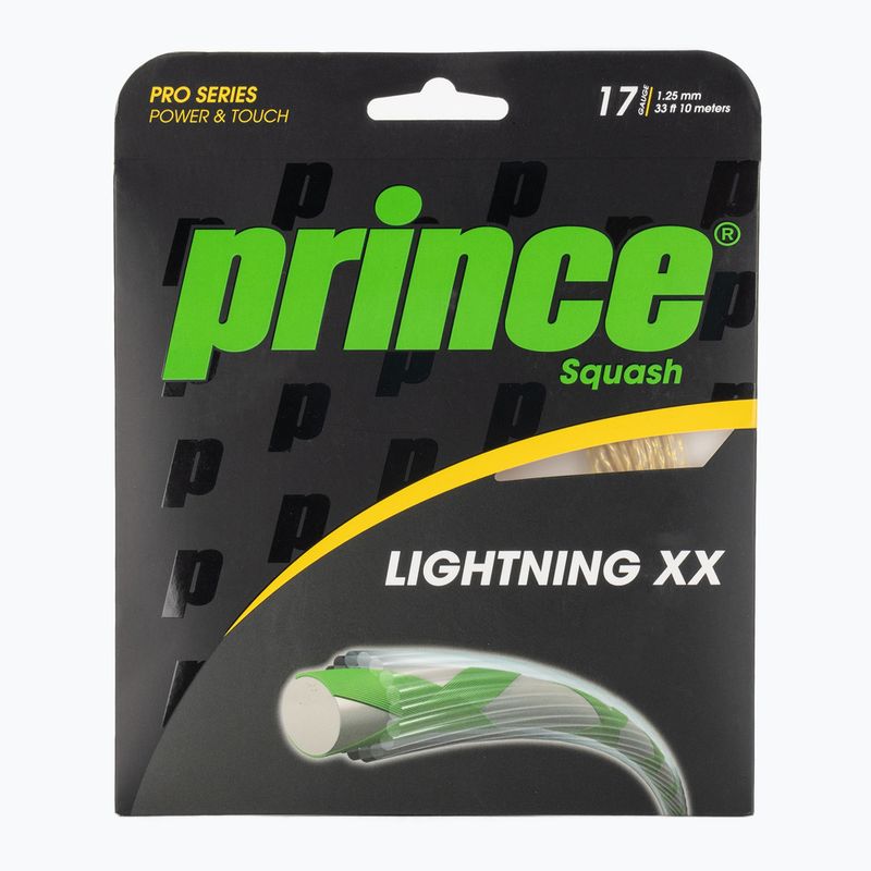 Cordaj de squash Prince Lightning XX 17 set gold