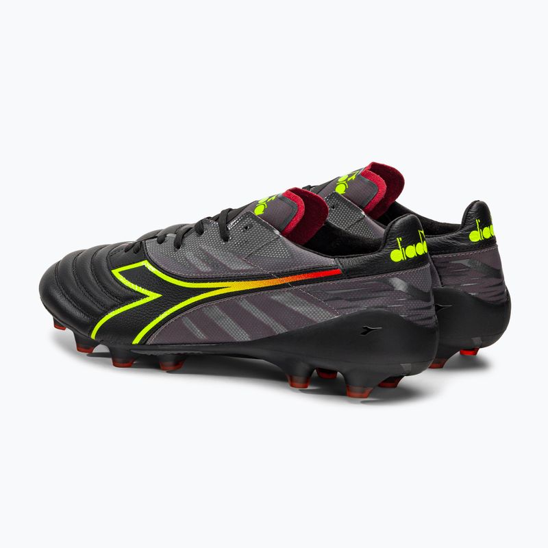 Bărbați Diadora Brasil Elite Veloce ITA LPX ghete de fotbal negru și maro DD-101.178785-D0136-43 3