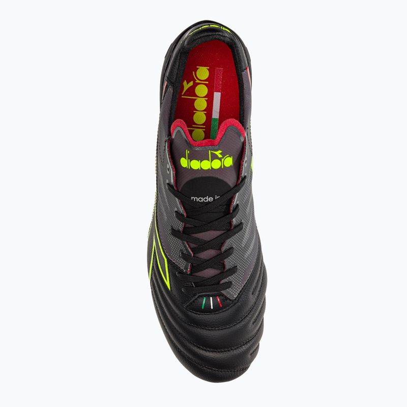 Bărbați Diadora Brasil Elite Veloce ITA LPX ghete de fotbal negru și maro DD-101.178785-D0136-43 6