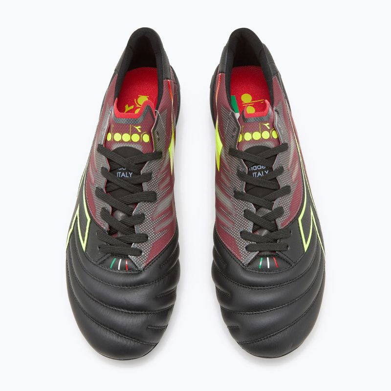Bărbați Diadora Brasil Elite Veloce ITA LPX ghete de fotbal negru și maro DD-101.178785-D0136-43 12