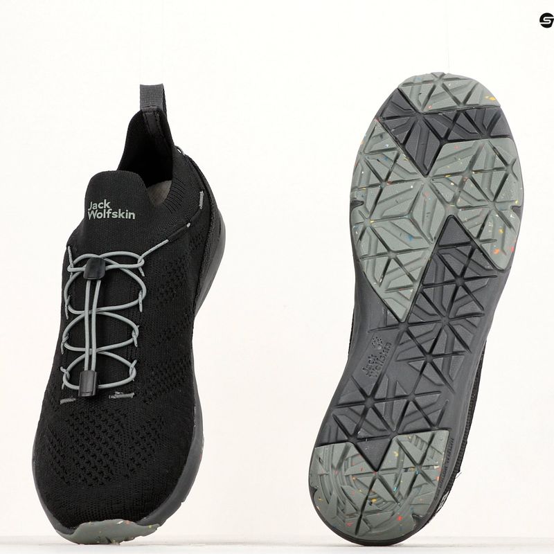 Jack Wolfskin cizme de drumeție pentru bărbați Spirit Knit Low negru 4056621_6350_065 18