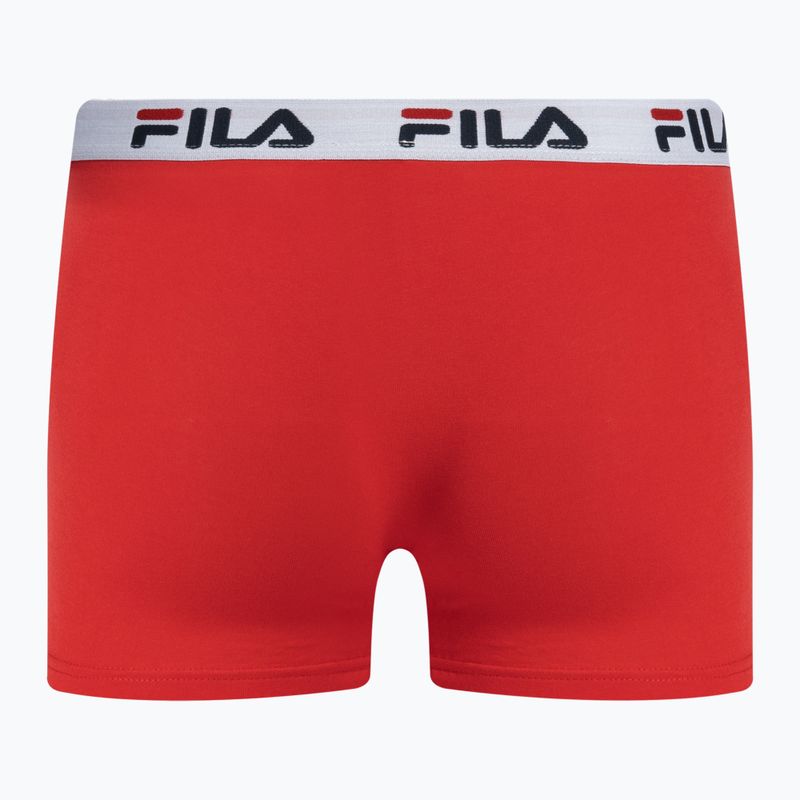 Boxeri pentru bărbați FILA FU5016/2 red 3