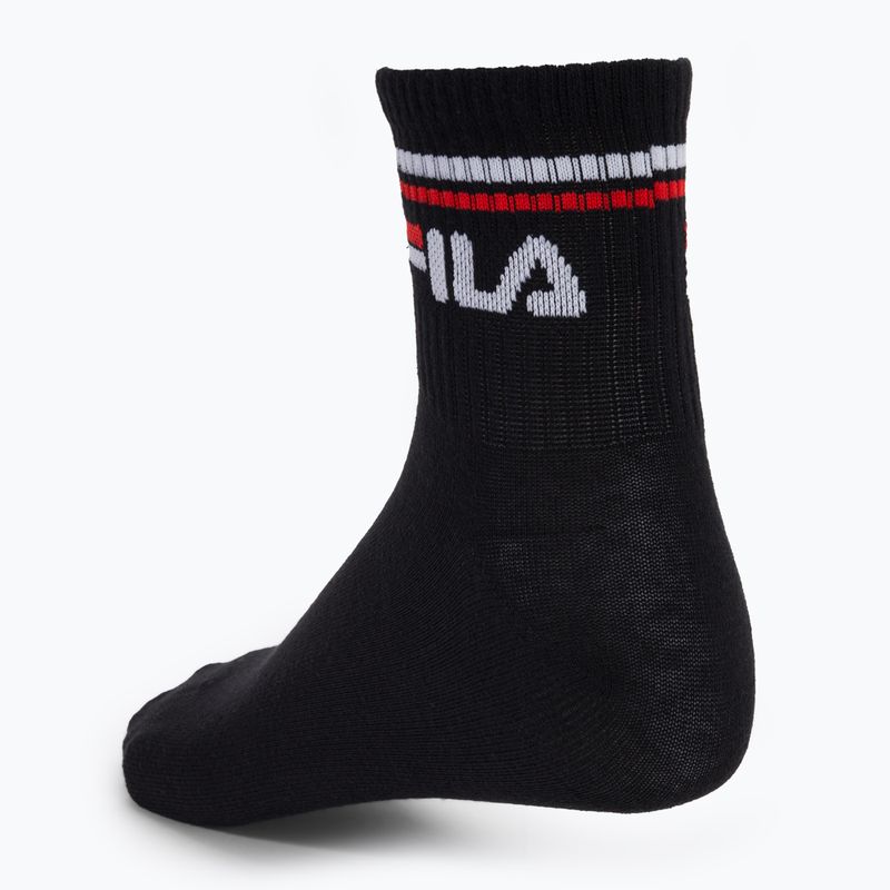 Șosete Fila Unisex Quarter 3 Pack black 3