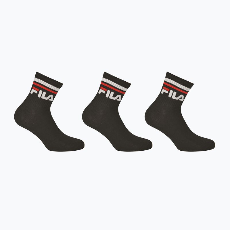 Șosete Fila Unisex Quarter 3 Pack black 5