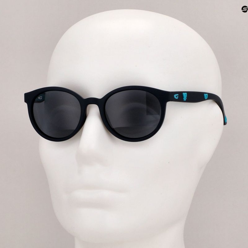 Ochelari de soare pentru copii GOG Margo junior mat albastru marin / albastru / fum E968-1P 10