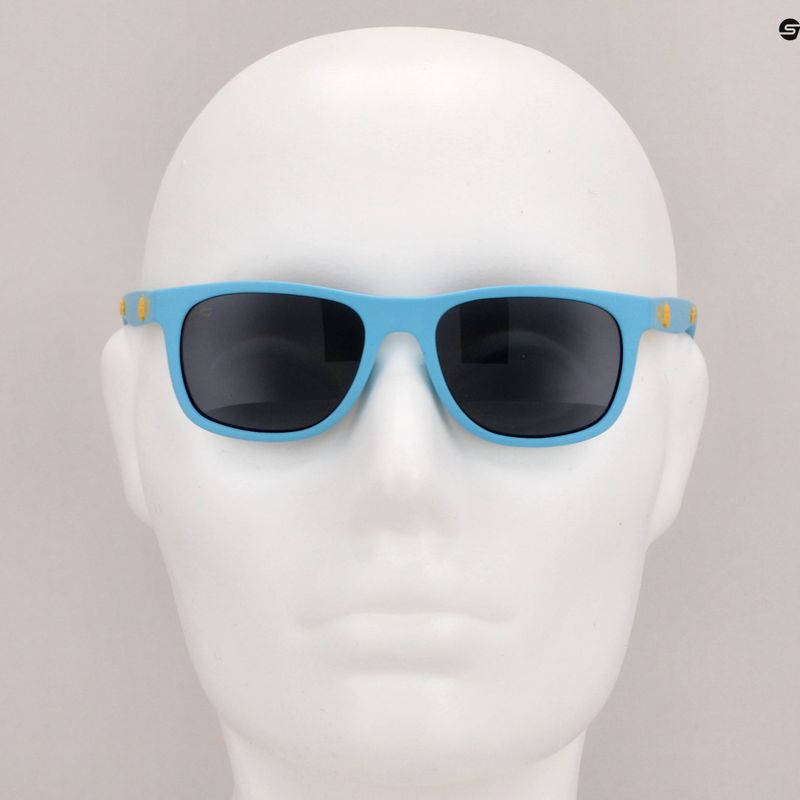 Ochelari de soare pentru copii GOG Alice junior albastru mat / galben / fum E961-1P 10