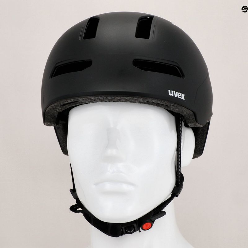 Cască de bicicletă UVEX Urban Planet LED negru 41/0/0/065/01/17 14