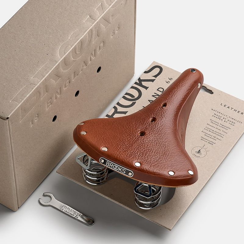 Șa de bicicletă Brooks England B66 honey 8
