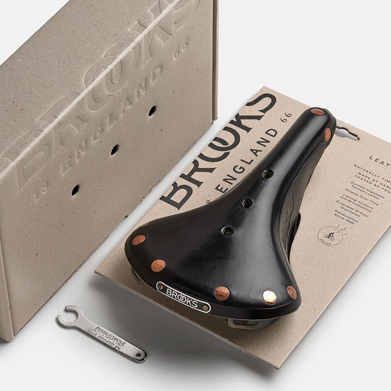 Șa de bicicletă Brooks England B17 Special Titanium black 8