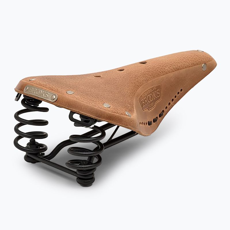 Șa de bicicletă Brooks England Flyer Softened dark tan 3