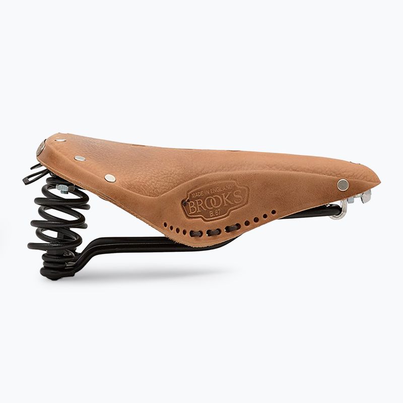 Șa de bicicletă Brooks England B67 Softened dark tan 4
