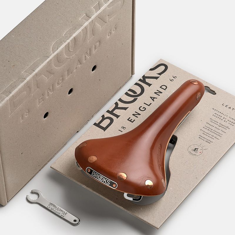 Șa de bicicletă Brooks England Swift honey 8