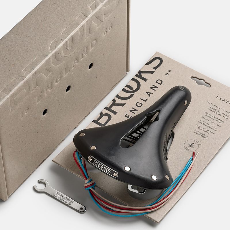 Șa de bicicletă Brooks England B17 Carved Short black 8