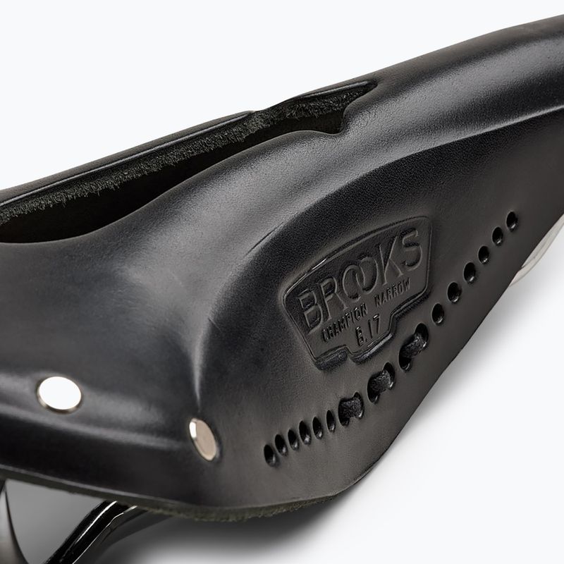 Șa de bicicletă Brooks England B17 Narrow Carved black 6