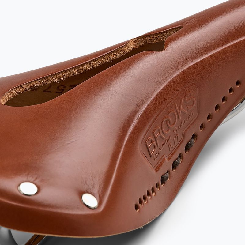 Șa de bicicletă Brooks England B17 Carved honey 6
