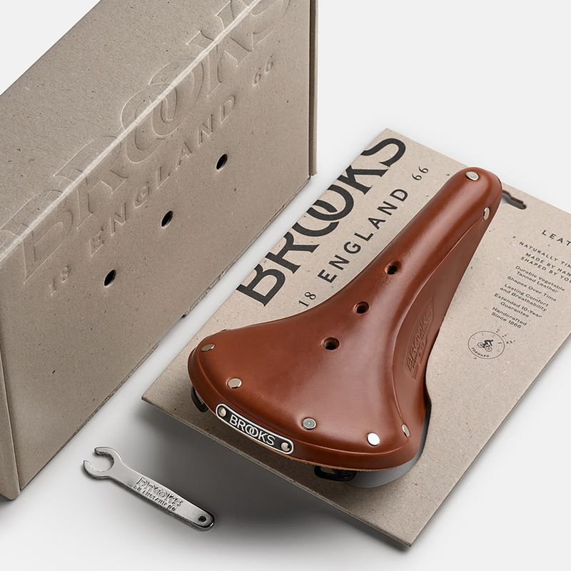 Șa de bicicletă Brooks England B17 Narrow honey 8