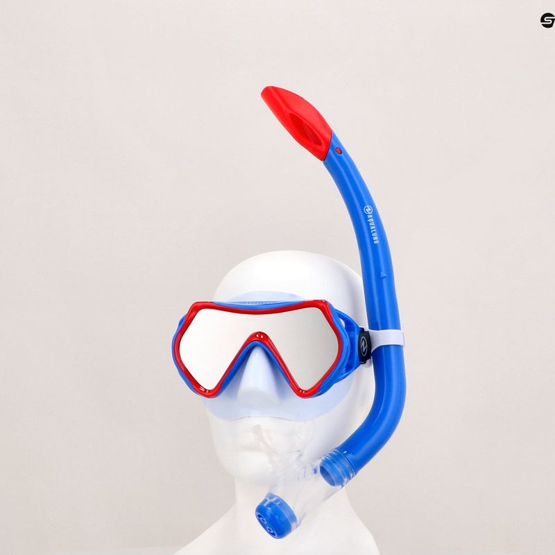 Set de snorkeling pentru copii Aqualung Hero Set alb și albastru SV1160940 16