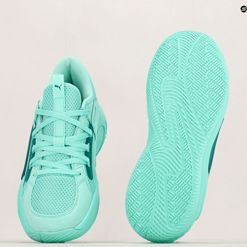Pantofi de baschet pentru bărbați PUMA Court Rider electric peppermint/green lagoon 20