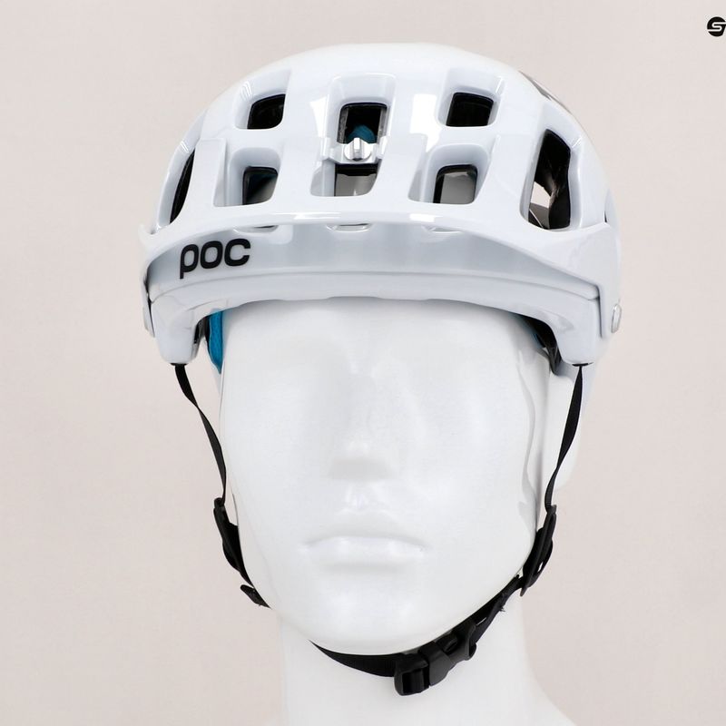 Cască de bicicletă POC Tectal Race SPIN hydrogen white/uranium black 10