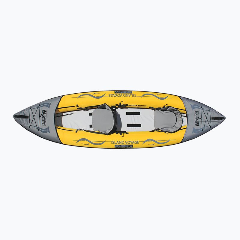 Caiac gonflabil 2 persoane Advanced Elements Island Voyager yellow/grey 2