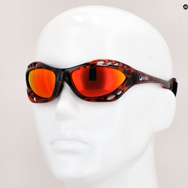 Ochelari de soare Ocean Cumbuco negru/roșu 15001.2 7