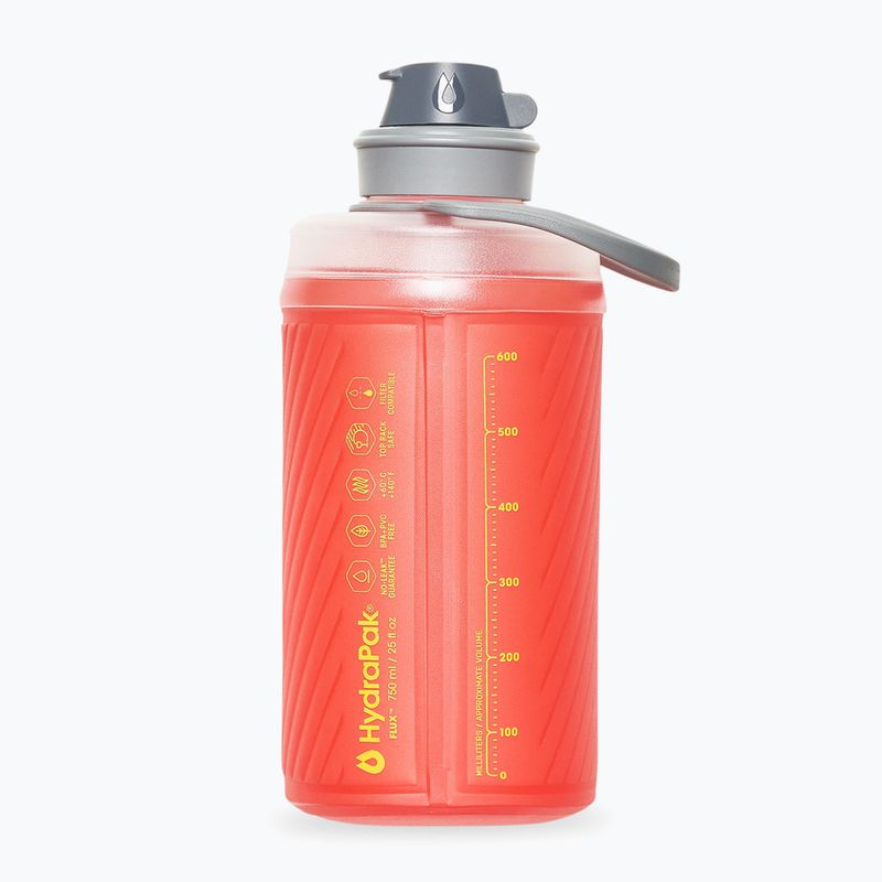 Sticlă de călătorie HydraPak Flux 750 ml lemn roșu 2