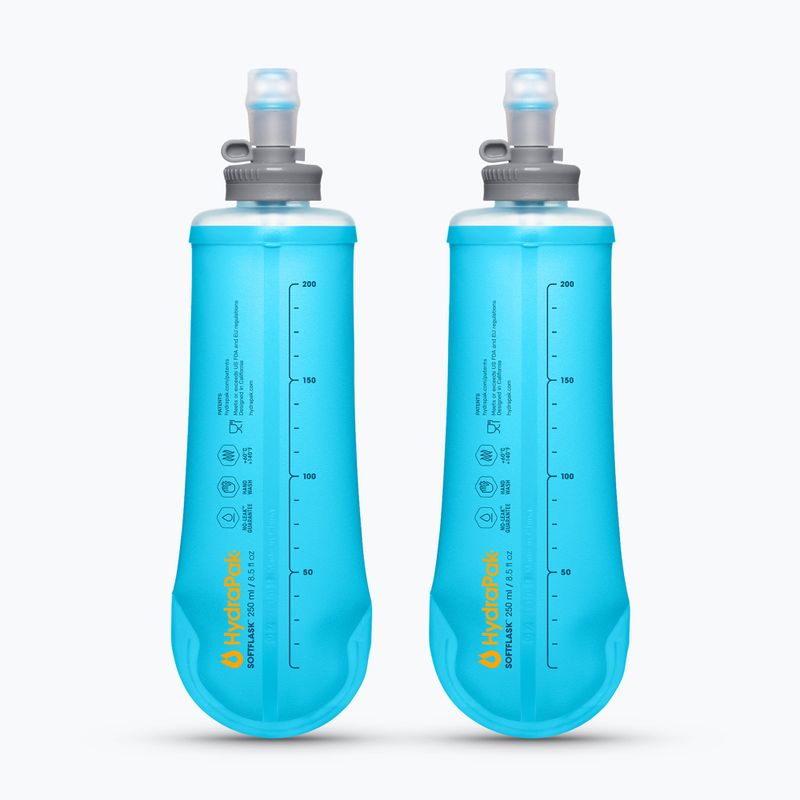 Softflask Hydrapak Softflask 2 Pack Malibu Blue 2