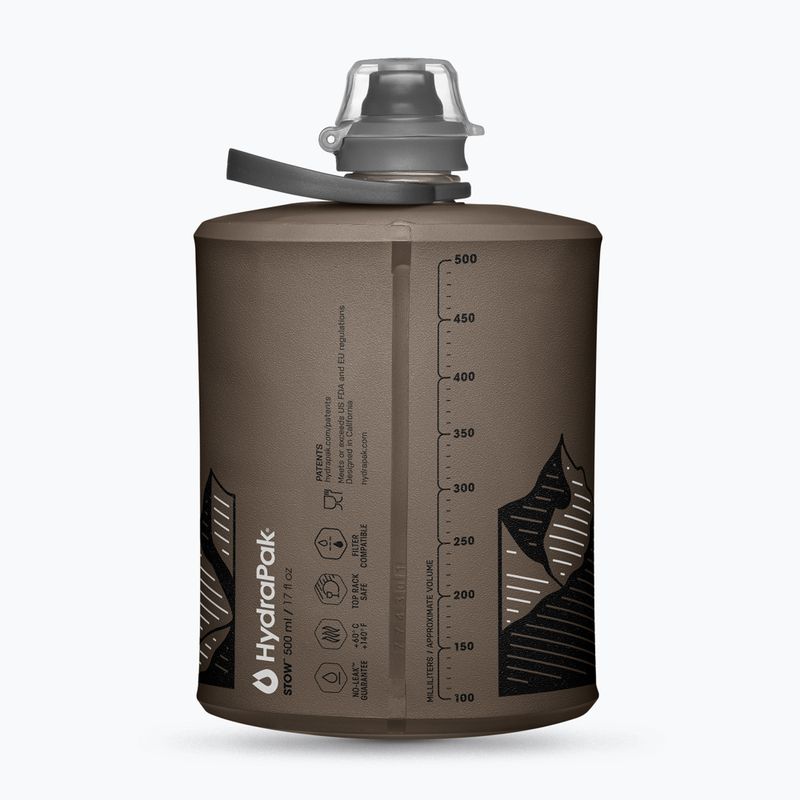 Sticlă de drumeții HydraPak Stow 500 ml mammoth grey 2