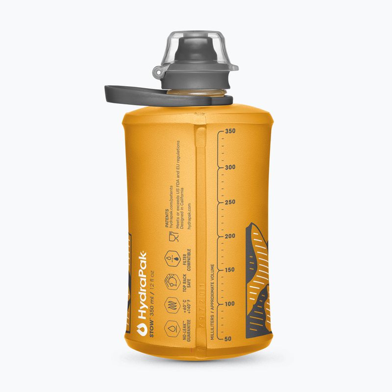 Sticlă de drumeții HydraPak Stow 350 ml golden yellow 2