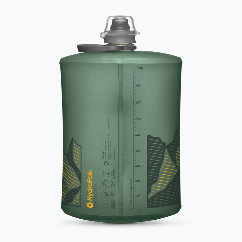Sticlă de drumeții HydraPak Stow 1000 ml sage green 2