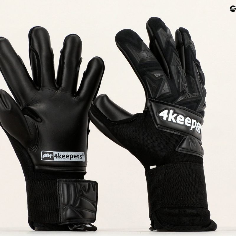 Mănuși de portar pentru copii 4Keepers Equip Panter Nc Jr negre EQUIPPANCJR 7