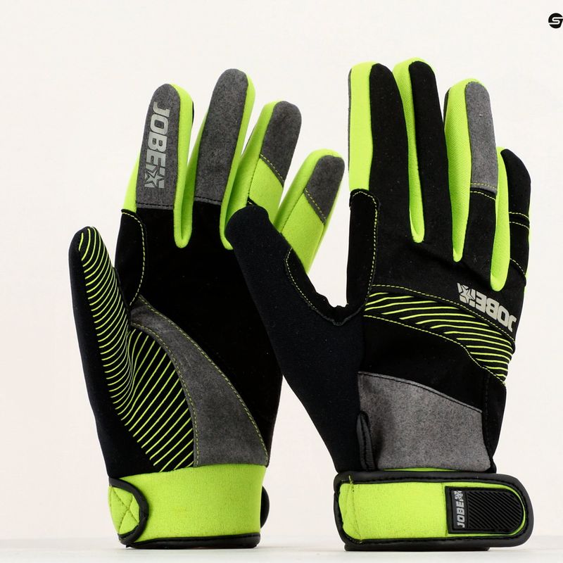 JOBE Suction mănuși de wakeboarding pentru bărbați negru și verde 340021001 8